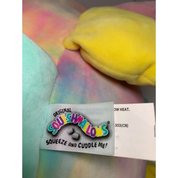 KellyToy Squishmallow Opal Octopus Tie Dye Plush 16 Inch Stuffed Animal - Picture 8 of 12